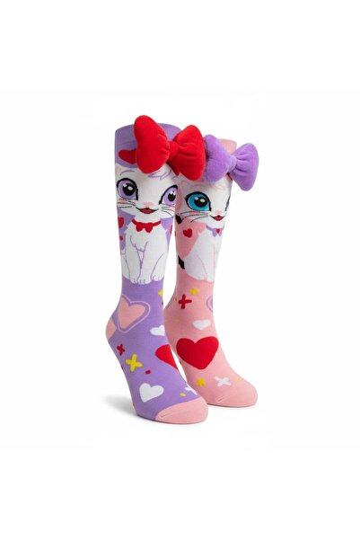 Aware Time 6-12 Years Old Girl's 3D Figure Socks