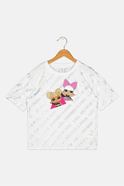 Puma LOL x Kids Girl Sportswear Fit Short Sleeve T-shirt, Multicolor