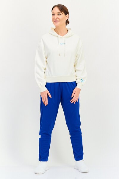 Puma Women Asia Fit Long Sleeve Outdoor Hoodies, Cream