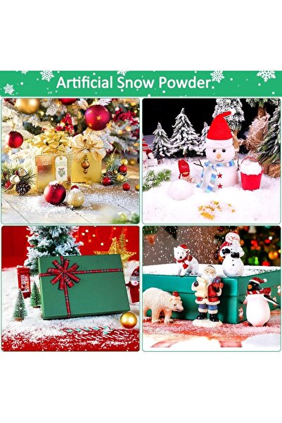 Generic FAM 200g Christmas Artificial Snow - Fake Snow for Decor