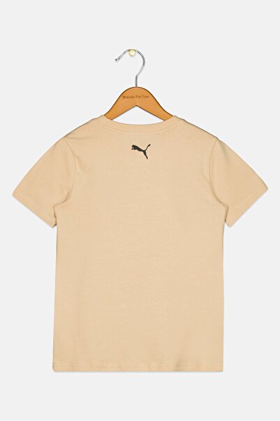 Puma Kids Boy Short Sleeve Outdoor T-shirt, Beige