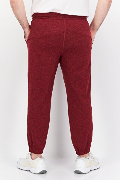 Bass Outdoor Men Sportswear Fit Drawstring Sweat Pants, Maroon Heather