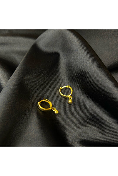 Arpaş 14 Ayar Sallantılı Top Küpe