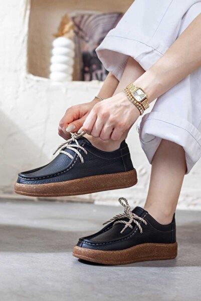 Adım Adım Women's Genuine Leather Extra Soft Orthopedic Shoes