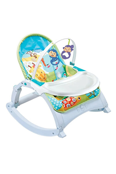 LITTLE ANGEL – مقعد هزاز للأطفال مع صينية وألعاب