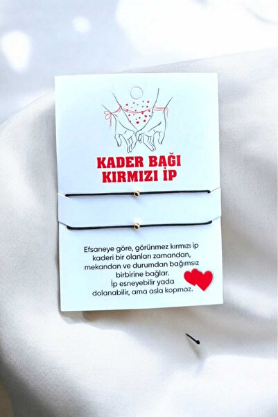 henahera accessory 2'li Sevgili Arkadaşlık Şans Bilekliği EL Yapımı Makrome Ö...