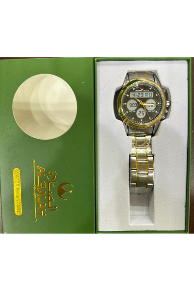 CN The elegant AL SALAH prayer clock combines classic design with modern tech...