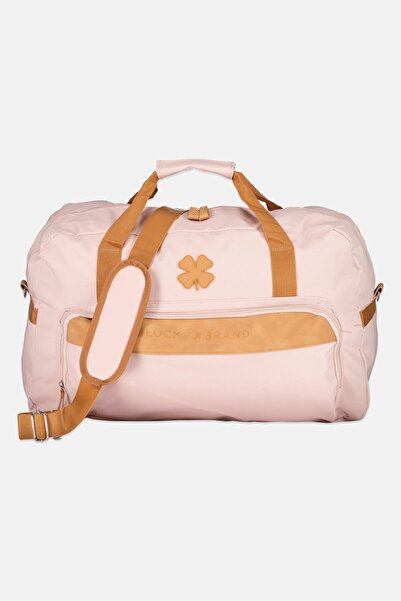 LUCKY BRAND Men Brand Logo Duffle Bag, Rose Smoke