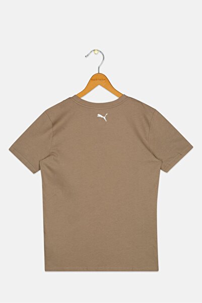 Puma Kids Boy Sportswear Fit Short Sleeve Outdoor T-Shirt, Tan
