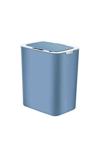 Gadgetry White Automatic Sensor Trash Can, 14L Capacity, with Anti-Odor Lid