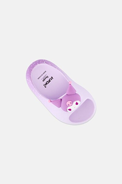 SANRIO Toddlers Girl Kuromi Slip On Slides, Lilac