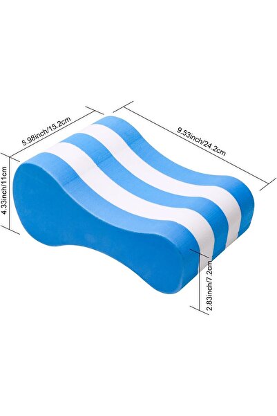NEAGLORY عوامة سحب سباحة ناعمة - عوامة سحب تدريب من مادة إي في إيه مكونة من 5...