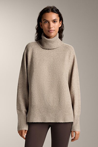 Oysho Oversize knit roll neck jumper