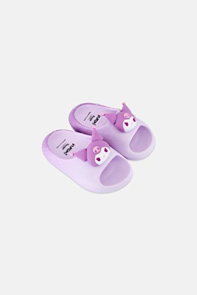 SANRIO Toddlers Girl Kuromi Slip On Slides, Lilac