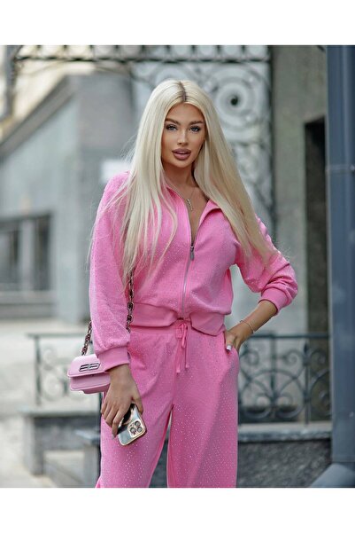 TAYT VEGAS Rhinestone Tracksuit Set