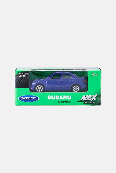 WELLY Nex Subaru Impreza WRX Diecast Model Mini Car, Blue