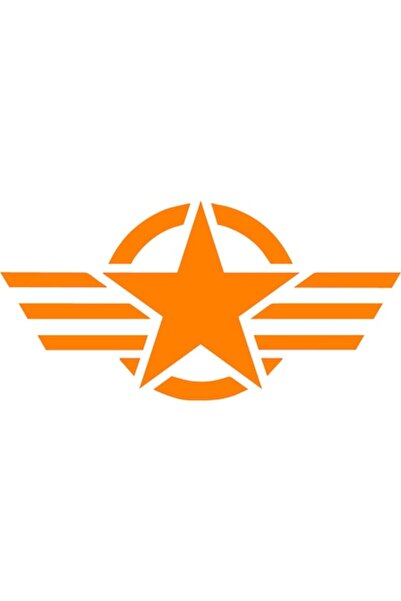 Oracal Sticker auto "U.S army stea'', 20x10cm, portocaliu