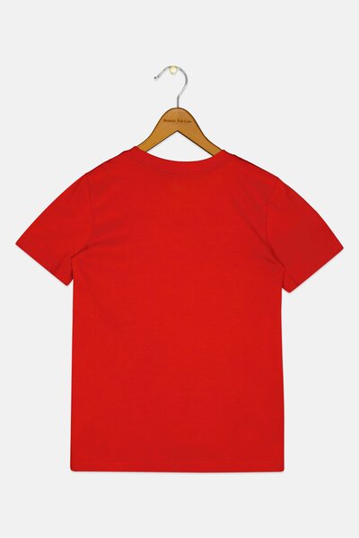 Puma Kids Girl Sportswear Fit Short Sleeve Training T-Shirt, Red