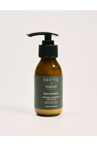 ESOTIQ Loțiune de corp pentru femei, ser hidratant și iluminator Mokosh x 90ml, efect strălucitor