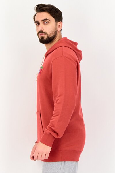 Puma Men Sportswear Fit Long Sleeve Outdoor Hoodies, Red