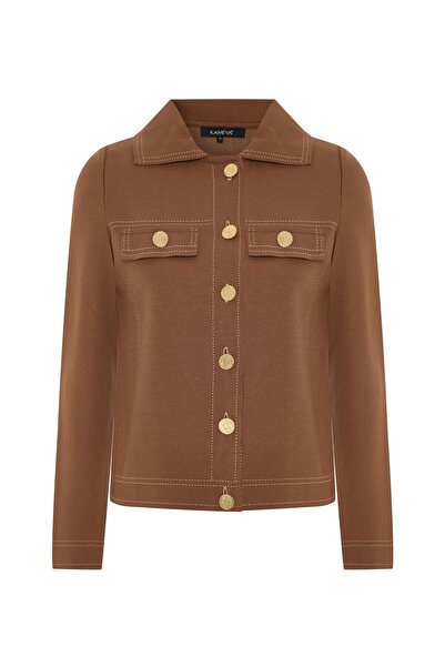 KAMEYA DÜĞMELİ TRİKO CEKET 26W50819