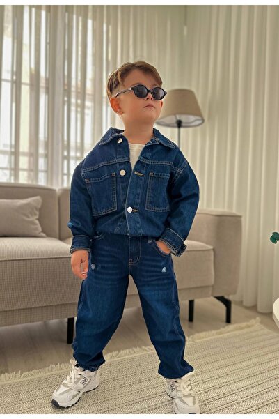 ASL GOLF CLUB Erkek Çoçuk Regular Pamuklu Denim Pantolon Jean