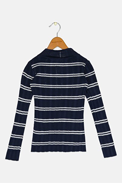 Tommy Hilfiger Kids Girl Mock Neck Brand Logo Sweatshirt, Multicolor