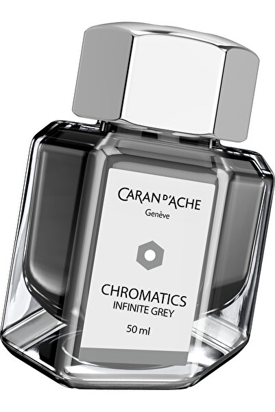 Caran d'Ache Chromatics Infnite Grey Calimara cerneala, 50 ml, gri