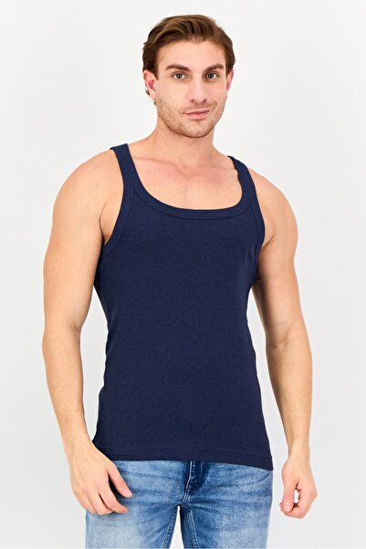 Levi's Men 2 Pieces Brand Logo Crew Neck Sleeveless Vest, Multicolor