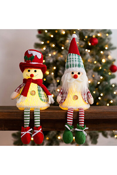 İsse LED Christmas Decorative Figure 33cm with 21cm Legs, Warm White LED, Various Designs
