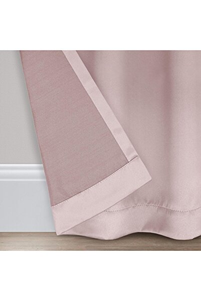 Eclipse Thermapanel Solid Curtain Panel, Rod Pocket, 137.16 x 137.16 cm, Dark Blush, Polyester