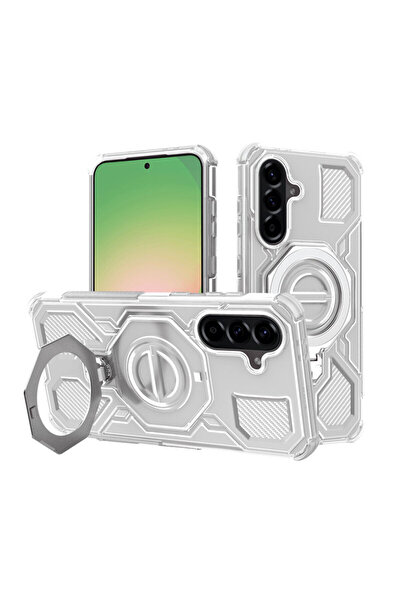 Techsuit Husa Samsung Galaxy A56 5G Carbon Shield PRO, albă