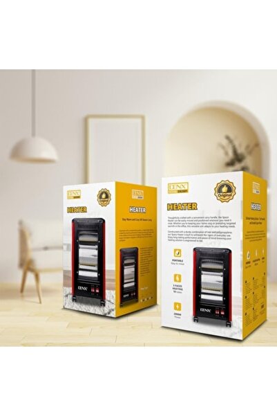 denix DENX DX2601 2000W Electric Heater with 5 Sides Heating