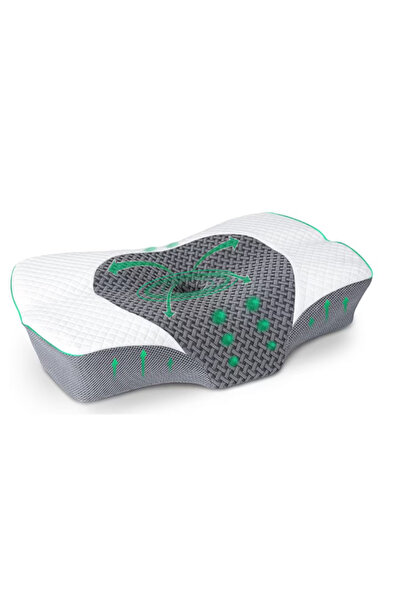 OEM Pernă ortopedică pentru gât SAHEYER, 60x41 cm, spumă cu memorie, suport p...