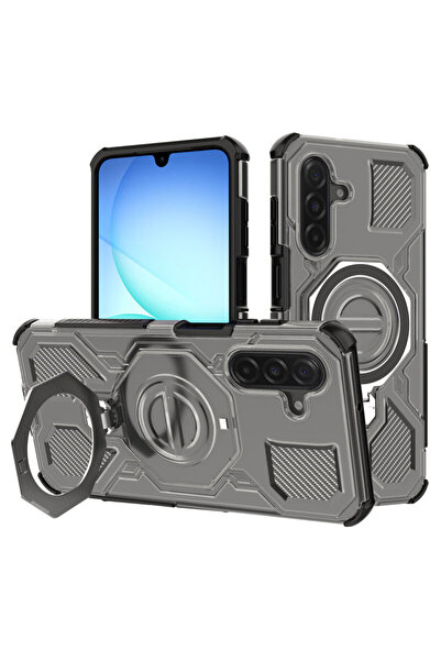 Techsuit Samsung Galaxy A17 4G Carbon Shield PRO, fumuriu