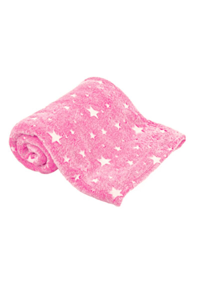 OEMN Детско одеяло, розов фосфоресциращ ефект, пухкаво и топло