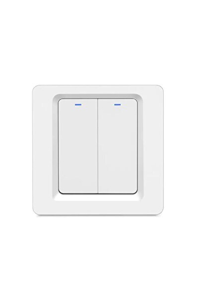 ZIGBEE Comutator wireless inteligent, 2,4 GHz, iluminare din spate cu LED, fază duală, finisaj alb