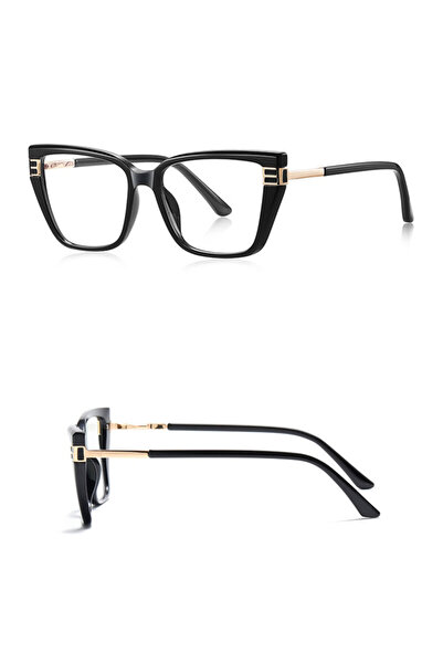 Techsuit Women's anti-reflective computer glasses Techsuit, black/gold, 2275