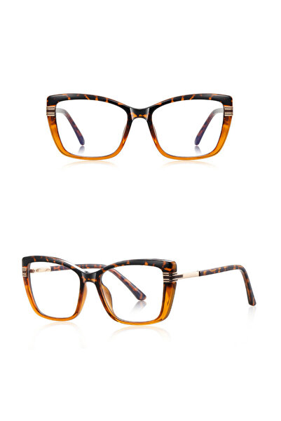 Techsuit Techsuit women's anti-glare computer glasses, leopard, 2273