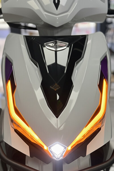 Banxtre RKS VRS125 Scooter için Turuncu Renk Far Filmi Sticker Etiket