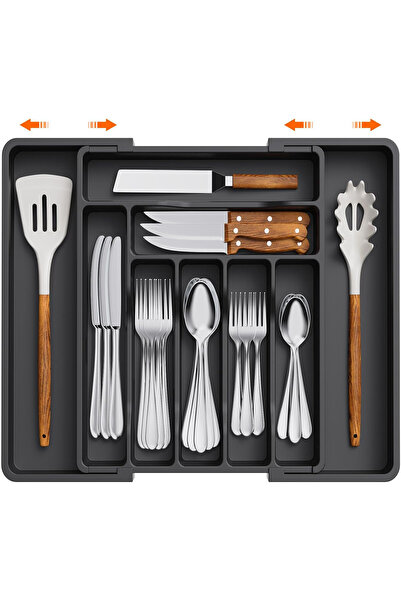 OEM Organizator pentru tacâmuri Lifewit, 33-57x38x5 cm, extensibil, 9 compart...