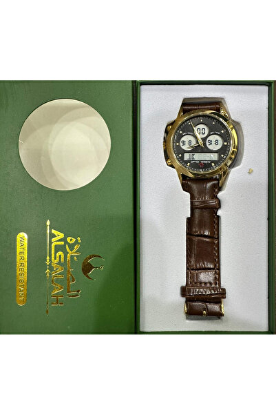 CN The elegant AL SALAH prayer clock combines classic design with modern technology to remind you of prayer times.