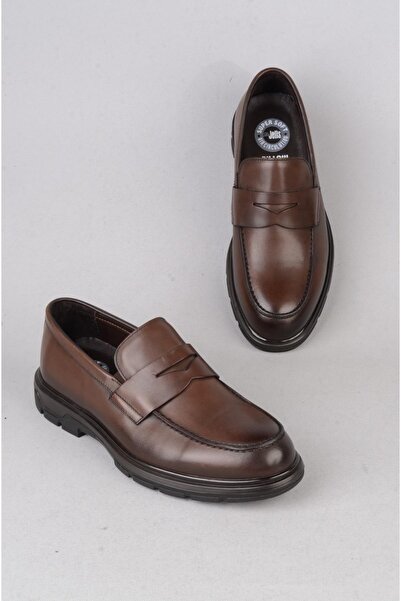 SEÇ KUNDURA Kmc 5K3110 Genuine Leather Dr.Jell Men's Shoes Brown