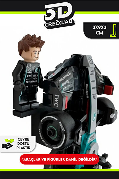 3Dcreo.lab Yapı Oyuncak F1 Figürlü Duvar Askı Aparatı