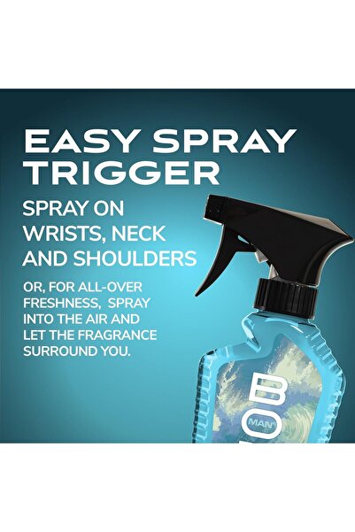 Bod Man Parfums De Coeur Men Fragrance Spray 8 Fluid Oz (Blue Surf)