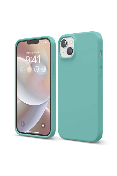 Casey Studios Husă de silicon iPhone 14, cu microfibră, subțire, de protecție...