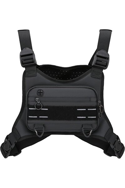 Generic Muserise Lightweight Waterproof Sports Chest Bag for Men with Built-i...