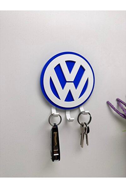 Butik 3D Printing Decorative Volkswagen Logo Model Designed Keychain