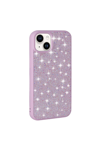 one depot only for quality life حافظة آيفون 13 بتصميم حجر الراين اللامع وغطاء ماسي