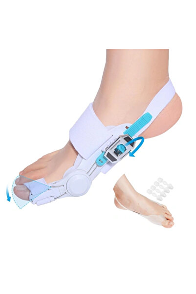 OEM Corector pentru degete EVXVE, atelă reglabilă, set cu tampoane separatoare din silicon pentru degete, unisex, alb